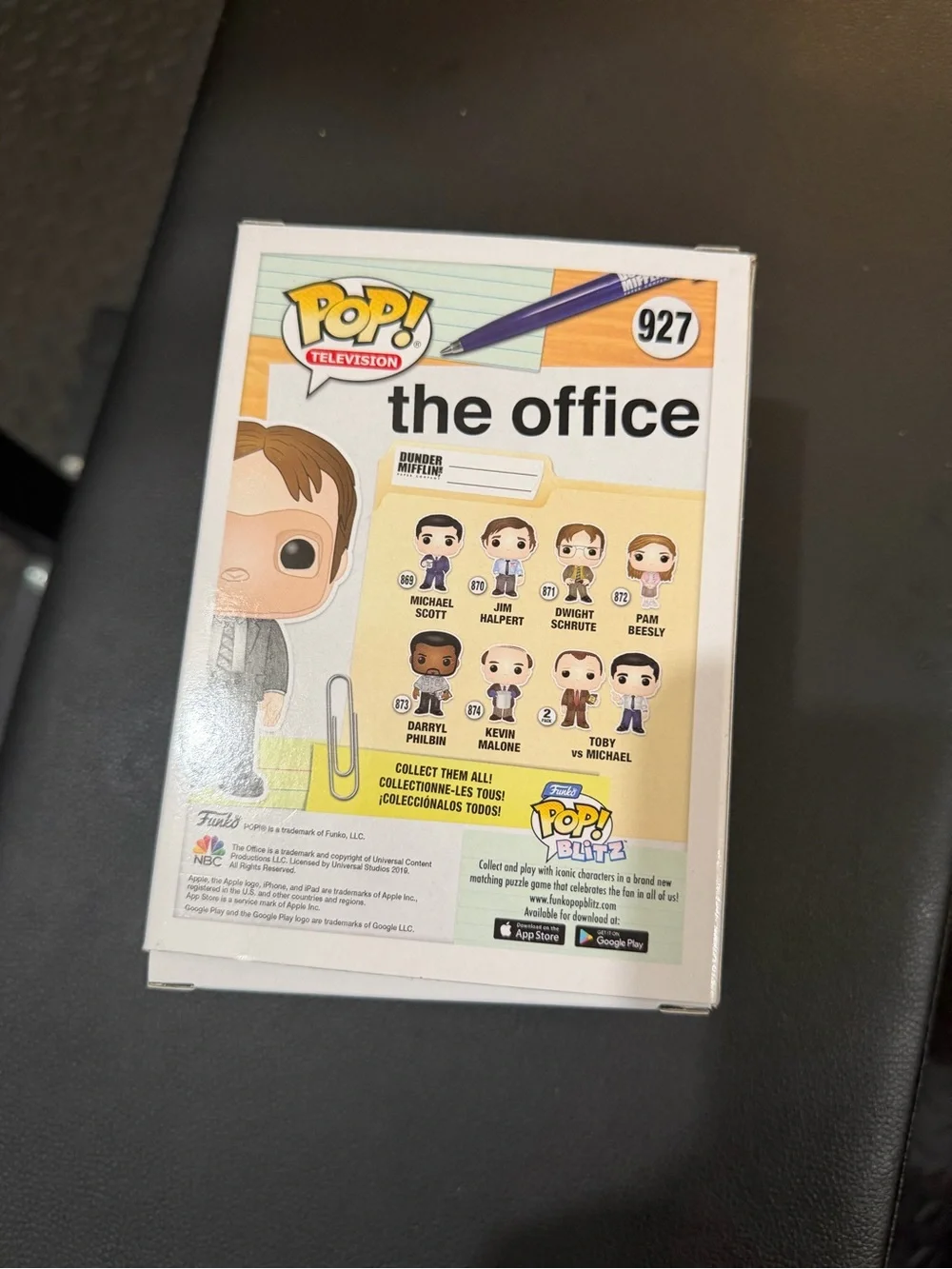 Funko Pop! The Office Dwight Schrute w/ Dummy Mask #927 - FYE Limited Exclusive